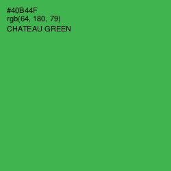 #40B44F - Chateau Green Color Image